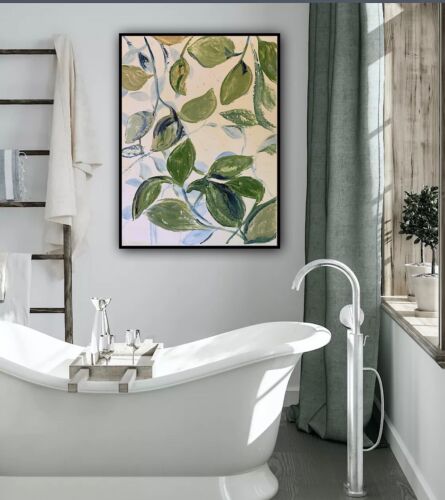 Impressionist Style Original Oil painting On Canvas 62x45cm Botanical Spring Oka floral