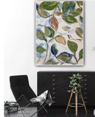 Impressionist Style Original Oil painting On Canvas 62x45cm Botanical Spring Oka floral