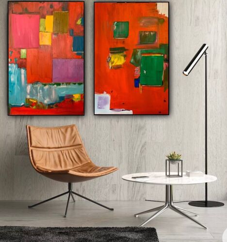 Hans Hofmann 1880-1996 Rate Abstract Oil Painting On Canvas 76x50cm Mecca I Tate study