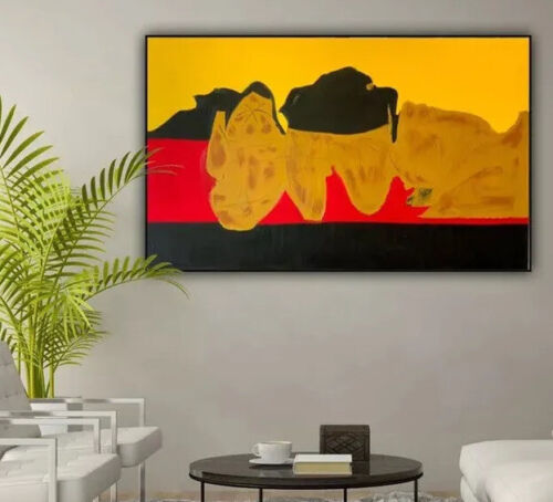 Robert Motherwell Abstract Style XLarge Oil Painting On Canvas 122X 76cm Tate study