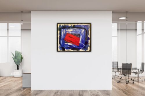 Howard Hodgkin Style Original Oil Painting 50X60cm On Canvas Ready To Hang City study