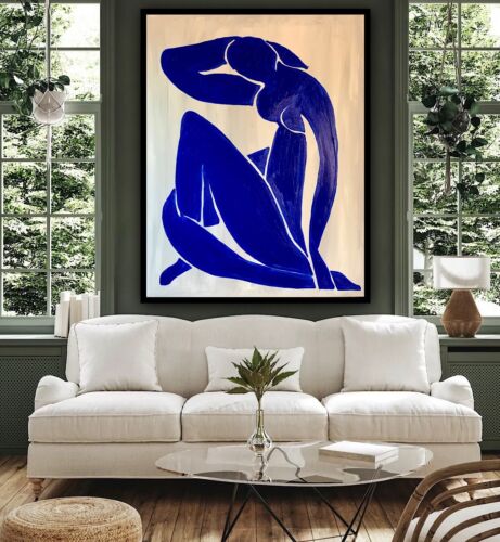 Abstract Oil Painting On Canvas Size 92 X 72cm Blue Nude II Henri Matisse Tate