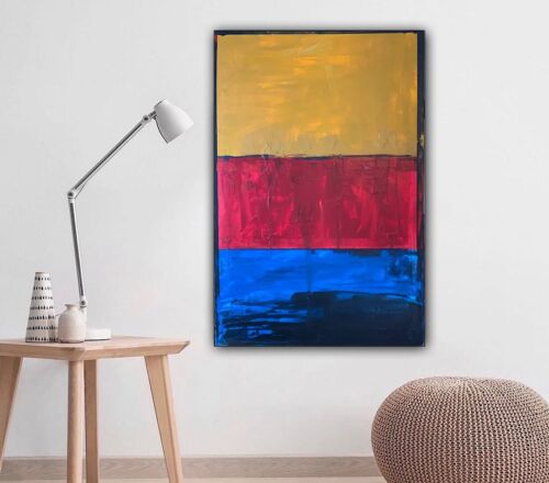 Rothko style Original Abstract Oil Painting On Canvas 76x52cm Seaside Colour II