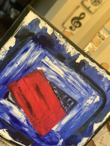 Howard Hodgkin Style Original Oil Painting 50X60cm On Canvas Ready To Hang City study
