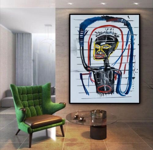 Richter Style Original Textured Abstract Oil Painting Canvas 100x80cm Graffiti