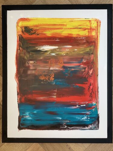 Rothko Style Original Oil painting On Canvas 50x40cm Botanical in Oka Painting 1