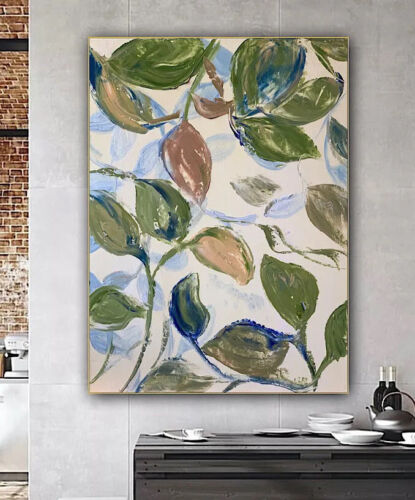 Impressionist Style Original Oil painting On Canvas 62x45cm Botanical Spring Oka floral