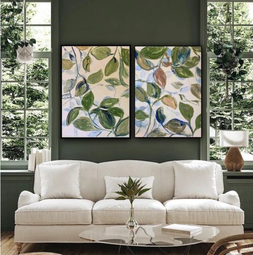 Impressionist Style Original Oil painting On Canvas 62x45cm Botanical Spring Oka floral