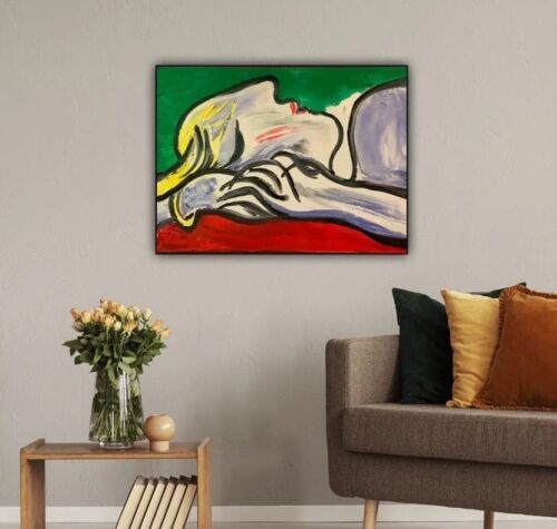 Abstract oil Painting On 16mm Canvas 30 X 40cm Rest Ready To Hang study