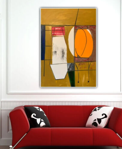 Robert Motherwell Western Air Oil Painting On Canvas 100 X 70cm Abstract Tate study