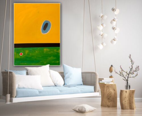 Joan Miro Lark’s Wing Abstract Oil Painting On Canvas 80x60cm Ready To Hang study