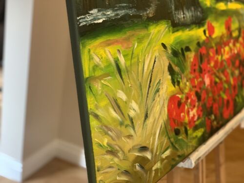 Richter StyLe Abstract Original Oil Painting On Canvas 102x70cm Tuscany Fields