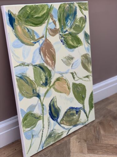Impressionist Style Original Oil painting On Canvas 62x45cm Botanical Spring Oka floral