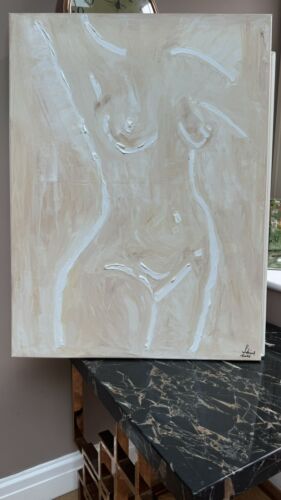 Oka Design Contemporary Abstract Original Oil Painting On 80x60cm Canvas Nude