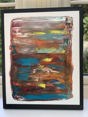Rothko Style Original Oil painting On Canvas 50x40cm Botanical in Oka Painting 2