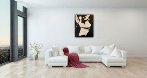 Abstract Original Oil Painting On Canvas 60X 50 Cm Large Freddie MercUry Queen