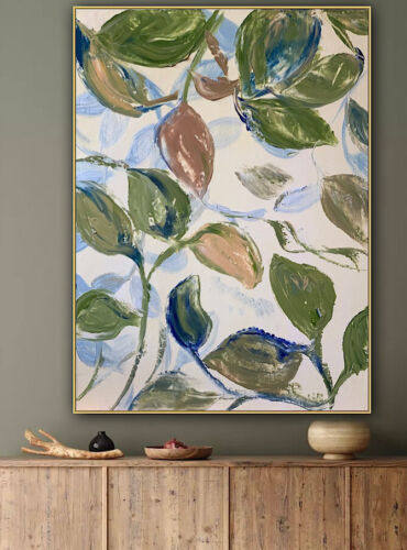 Impressionist Style Original Oil painting On Canvas 62x45cm Botanical Spring Oka floral
