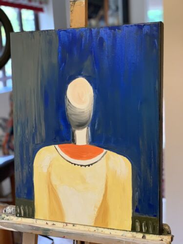 Richter Original Abstract Oil Painting On Canvas 50x40cm Fashion Queen Modern