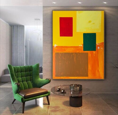 Hans Hofmann 1880-1996 Rate Abstract Oil Painting On Canvas 121x92cm Moonlit study
