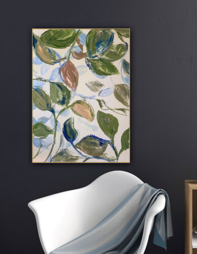 Impressionist Style Original Oil painting On Canvas 62x45cm Botanical Spring Oka floral