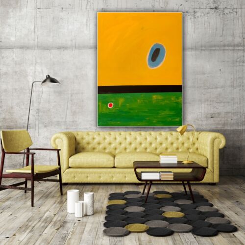 Joan Miro Lark’s Wing Abstract Oil Painting On Canvas 80x60cm Ready To Hang study