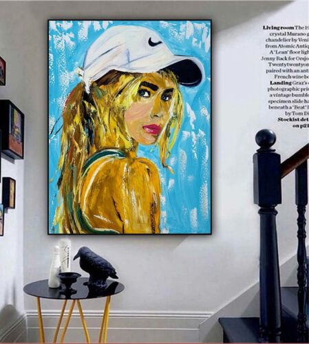 Oka Contemporary Abstract Original Oil Painting On 90x70cm Canvas Dream Girl portrait