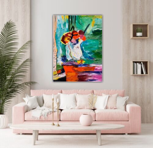 Henri Matisse stuke Abstract original Oil painting Canvas 100x76cm Flowers Tate study