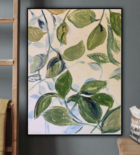 Impressionist Style Original Oil painting On Canvas 62x45cm Botanical Spring Oka floral