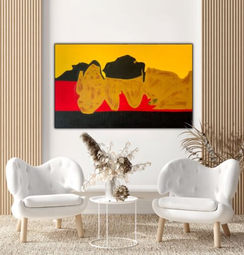 Robert Motherwell Abstract Style XLarge Oil Painting On Canvas 122X 76cm Tate study