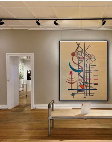 Wassily Kandinsky Abstract Oil Painting On Canvas 100x80cm ‘Improvisation’ 1927 study