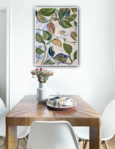 Impressionist Style Original Oil painting On Canvas 62x45cm Botanical Spring Oka floral