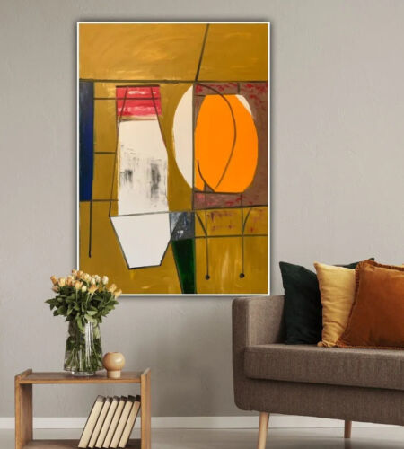 Robert Motherwell Western Air Oil Painting On Canvas 100 X 70cm Abstract Tate study