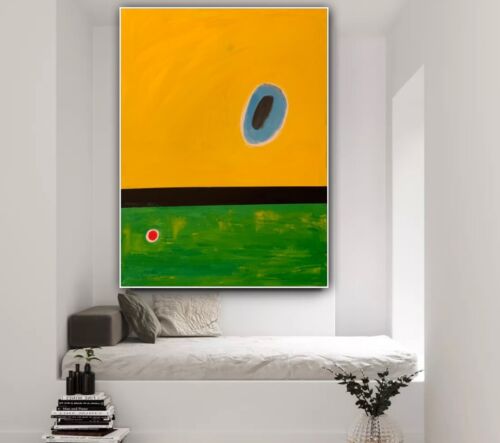 Joan Miro Lark’s Wing Abstract Oil Painting On Canvas 80x60cm Ready To Hang study