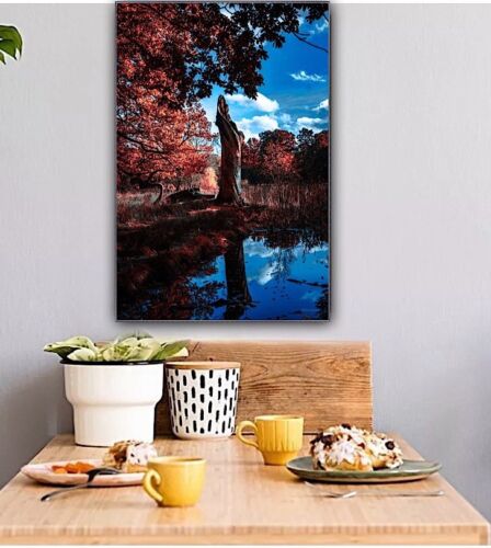 Large Abstract limited print On 81 x 55cm canvas City Scroll London Free postage