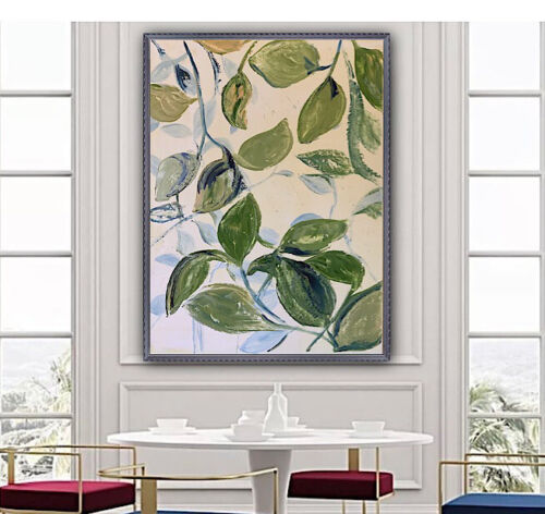 Impressionist Style Original Oil painting On Canvas 62x45cm Botanical Spring Oka floral