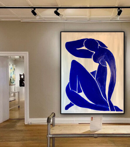 Abstract Oil Painting On Canvas Size 92 X 72cm Blue Nude II Henri Matisse Tate