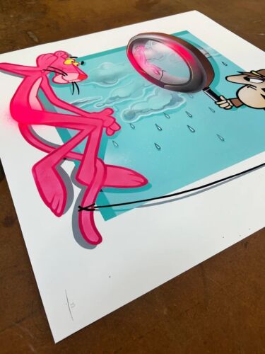 Fanakapan Graffiti limited edition print ed 25 hand finished 60x60cm Mystery