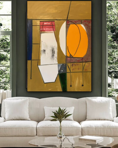 Robert Motherwell Western Air Oil Painting On Canvas 100 X 70cm Abstract Tate study