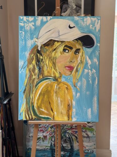 Oka Contemporary Abstract Original Oil Painting On 90x70cm Canvas Dream Girl portrait