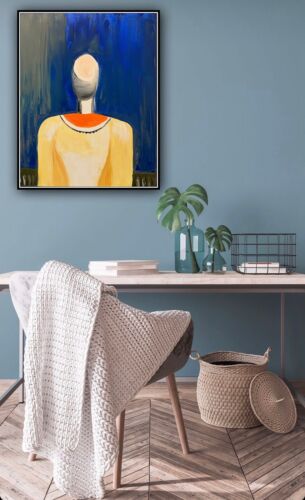 Richter Original Abstract Oil Painting On Canvas 50x40cm Fashion Queen Modern