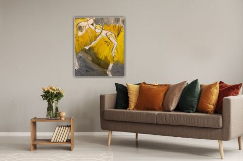 Edgar Degas Style Abstract Oil Painting On Canvas 50x60cm ‘Dancers On The Pole’ music