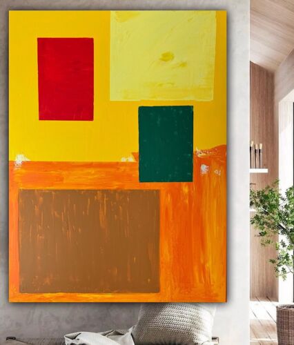 Hans Hofmann 1880-1996 Rate Abstract Oil Painting On Canvas 121x92cm Moonlit study