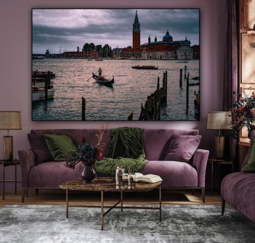 Large Abstract limited print On 81 x 51cm canvas Venice Love II Free postage
