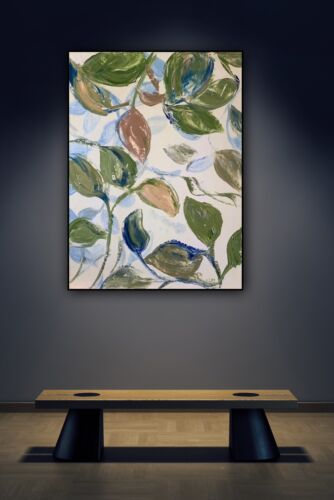 Impressionist Style Original Oil painting On Canvas 62x45cm Botanical Spring Oka floral