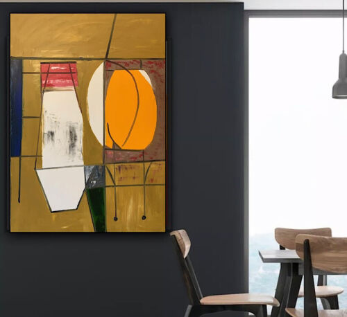 Robert Motherwell Western Air Oil Painting On Canvas 100 X 70cm Abstract Tate study