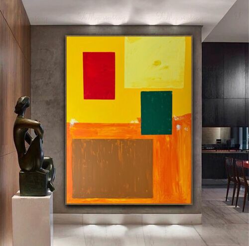 Hans Hofmann 1880-1996 Rate Abstract Oil Painting On Canvas 121x92cm Moonlit study