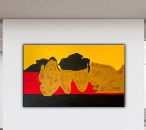 Robert Motherwell Abstract Style XLarge Oil Painting On Canvas 122X 76cm Tate study