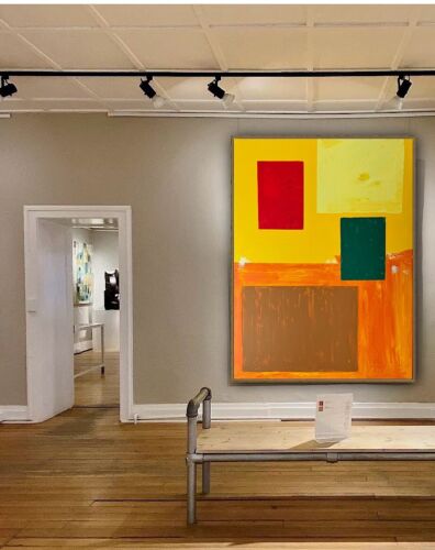 Hans Hofmann 1880-1996 Rate Abstract Oil Painting On Canvas 121x92cm Moonlit study