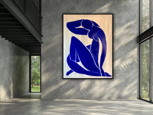 Abstract Oil Painting On Canvas Size 92 X 72cm Blue Nude II Henri Matisse Tate