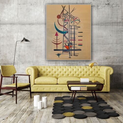 Wassily Kandinsky Abstract Oil Painting On Canvas 100x80cm ‘Improvisation’ 1927 study